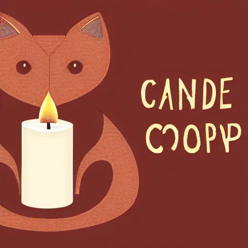 Image similar to candle fox company illustration