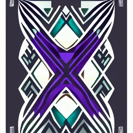 Image similar to taro card, art deco, trending on devianart, detailed