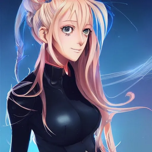 Prompt: anime portrait of blake lively as an anime girl by Stanley Artgerm Lau, WLOP, Rossdraws, James Jean, Andrei Riabovitchev, Marc Simonetti, and Sakimichan, trending on artstation