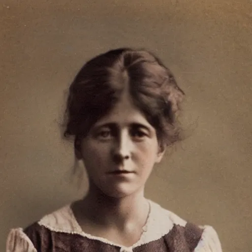 Image similar to 1 9 1 0 colour photo of a woman