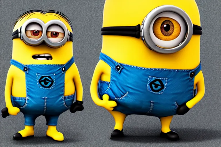 Image similar to Minion with downs syndrome