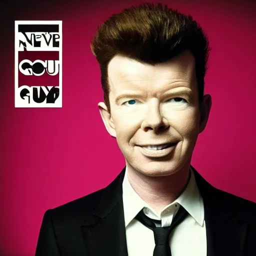 Image similar to Rick Astley - Never Gonna Give You Up