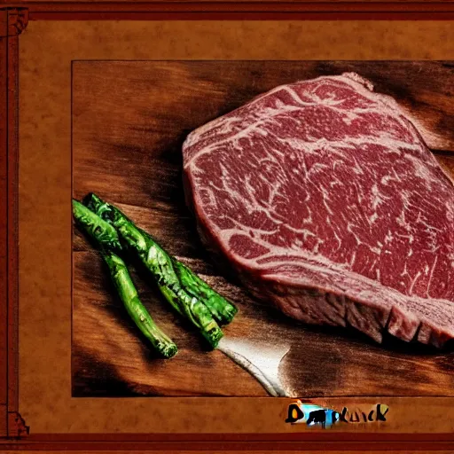 Prompt: highly detailed schematic of steak, da vinci