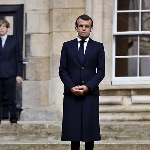 Image similar to emmanuel macron as a student in hogwarts school of withcraft and wizardry, full body shot, highly - detailed, sharp focus, award - winning