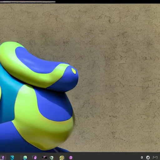 Image similar to the pokemon muk in real life, photorealistic unreal engine 5 render,