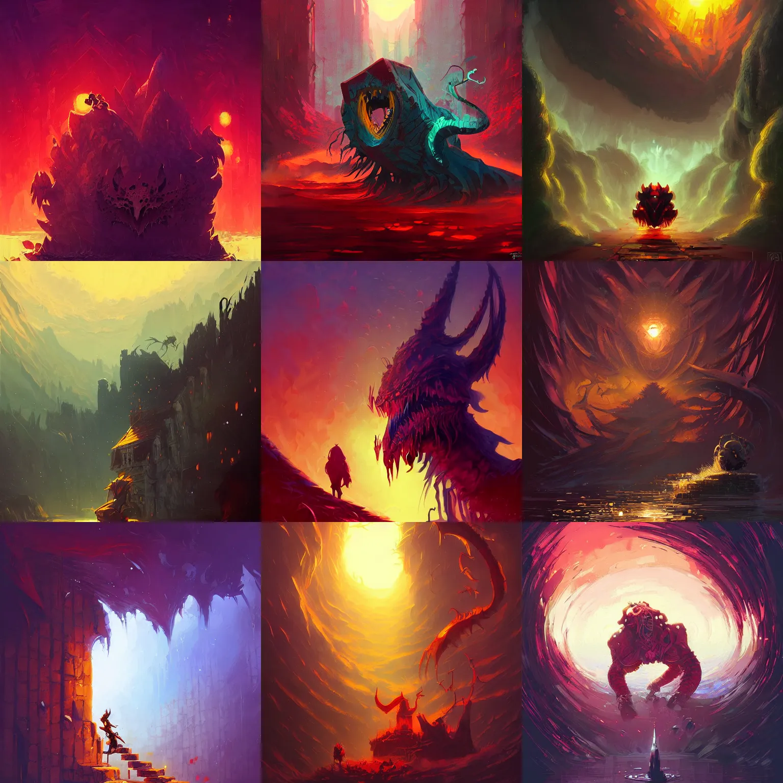 Prompt: a mimic from dungeons and dragons, by anato finnstark, by alena aenami, by john harris, by ross tran, by wlop, by andreas rocha