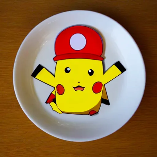 Prompt: Pikachu shaped fries