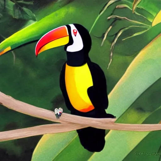 Prompt: Toucan