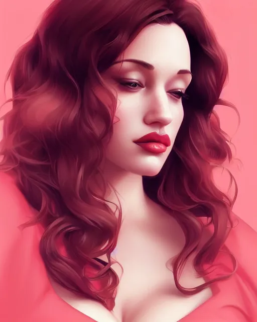 Prompt: a beautiful gina gershon christina hendricks kat dennings dolly parton instagram model, cascading hair, full lips, hourglass figure, by wlop and ilya kuvshinov and artgerm,, gorgeous, stunning, alluring, artstation, deviantart, digital art