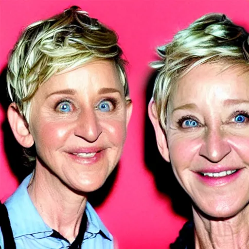 Image similar to ellen degeneres and anne heche drawn by robert crumb