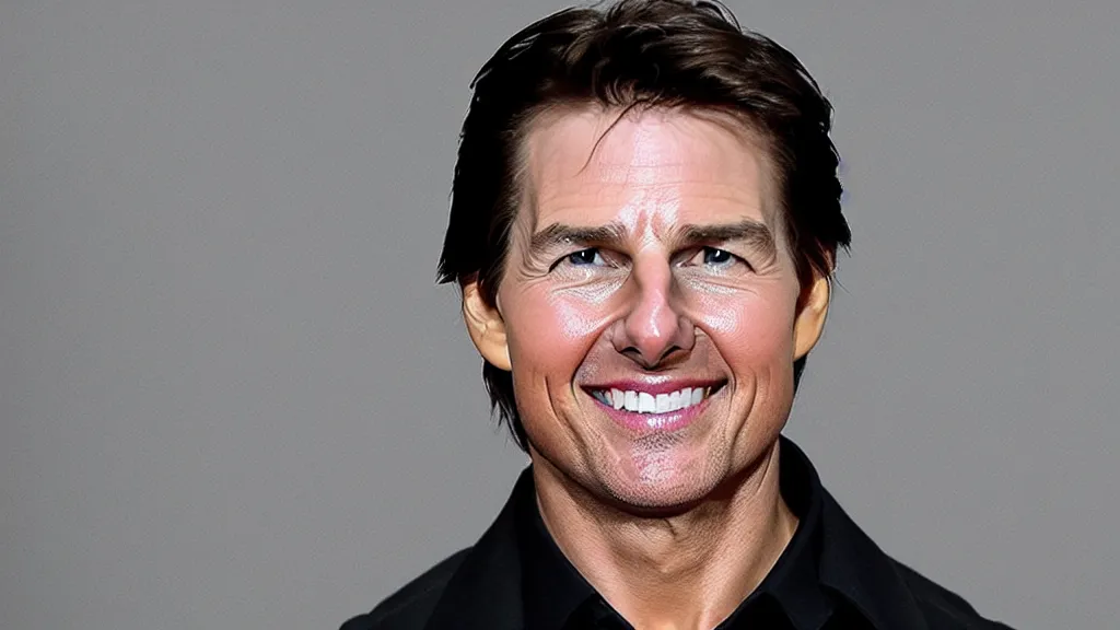 Image similar to A studio photo of Tom Cruise