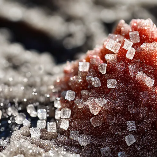 Image similar to sugar crystals in mountains drinking espresso