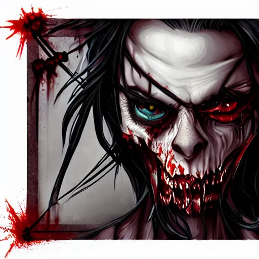 Prompt: zombie pirate by artgerm