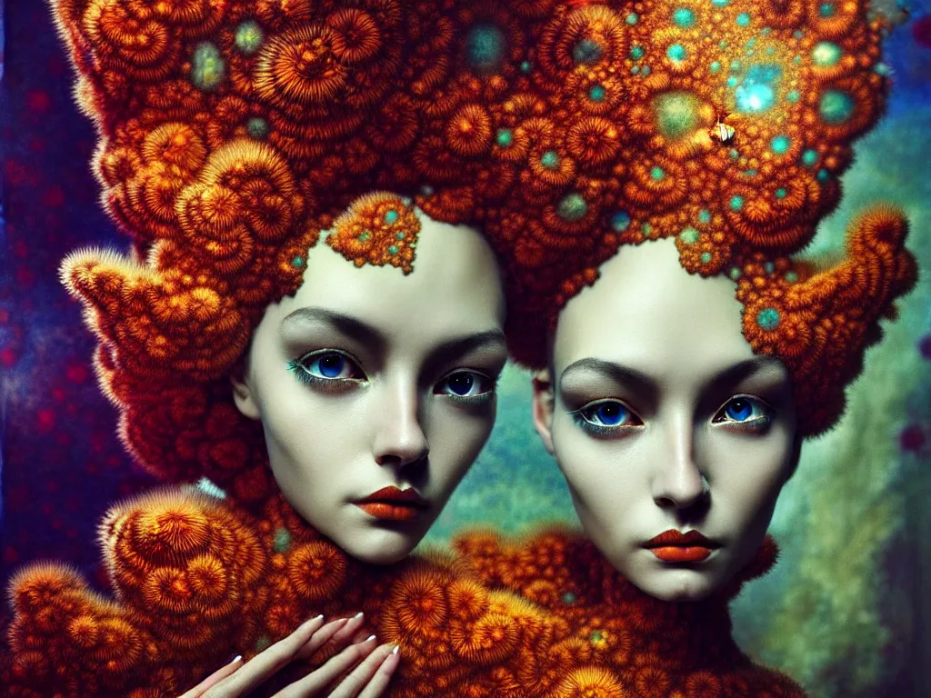 Image similar to highly detailed photo of fractal, trending on deviantart, neo surrealism, sharp focus, 4 k, a lot of little details, octane, masterpiece, art by leonor fini