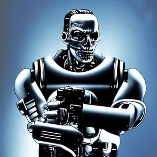 Prompt: A t-800 terminator