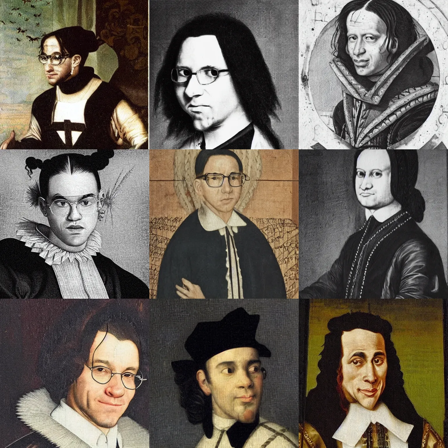 Prompt: skrillex as a 16th century composer