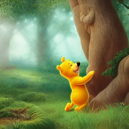 Image similar to winnie the pooh speaks to the national peoples congress of china, award winning photography, extremely detailed, artstation, 8 k, sensual lighting, incredible art, wlop, artgerm