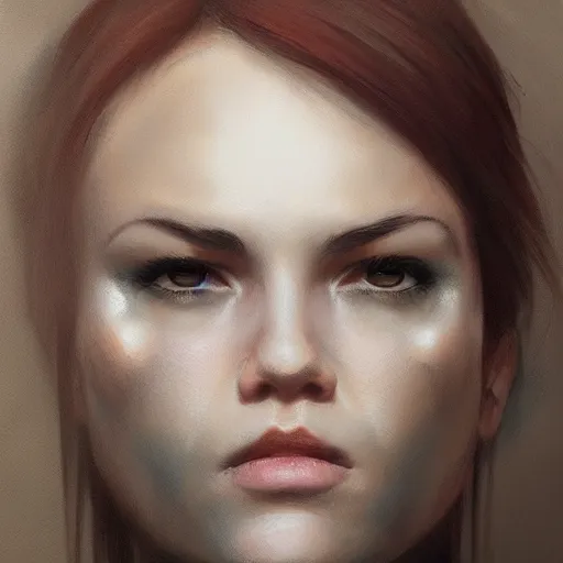 Prompt: a head - on detailed oil portrait of a round - faced martial artist, by charlie bowater, lise deharme, wlop, trending on artstation, dungeon and dragons art, l critical role