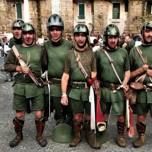 Prompt: Italian warriors