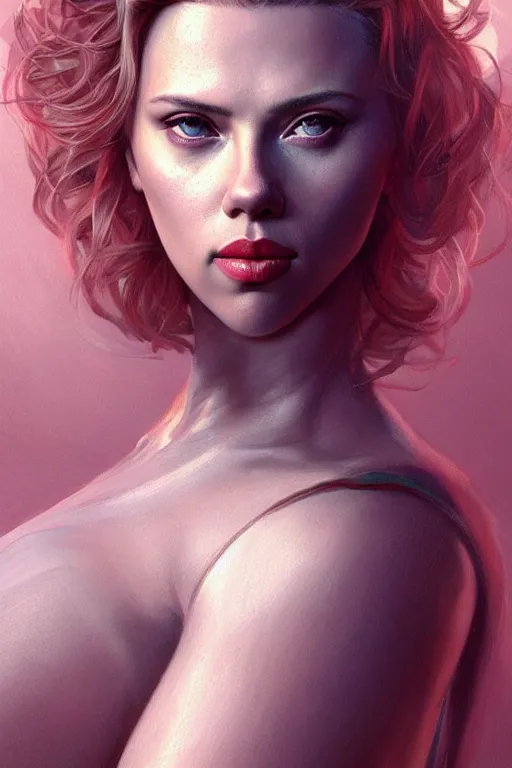 Image similar to Scarlett Johansson is a Greek Goddess , anatomy, only two hands, highly detailed, digital painting, artstation, concept art, smooth, sharp focus, illustration, Unreal Engine 5, 8K, art by art by artgerm and greg rutkowski and edgar maxence