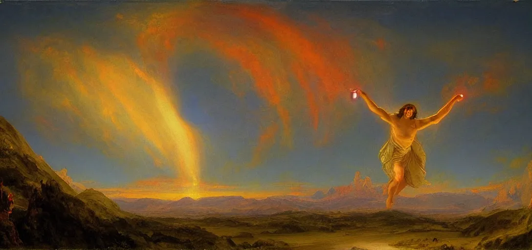 Image similar to Heaven-banned for sins against God by Frederic Edwin Church