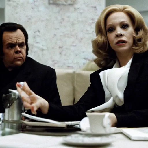 Image similar to a film still of Funny Valentine in Frost/Nixon(2008)