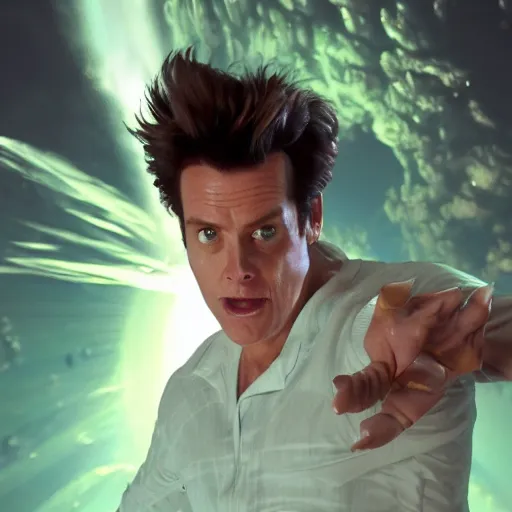 Prompt: hyperrealistic film still of ace ventura in space, his body violently exploding, stunning 3 d render, inspired by istvan sandorfi & greg rutkowski & unreal engine, perfect symmetry, dim volumetric cinematic lighting, 8 k octane comprehensive render, extremely hyper - detailed, incredibly lifelike attributes, intricate, real flesh texture, masterpiece, artstation, stunning,