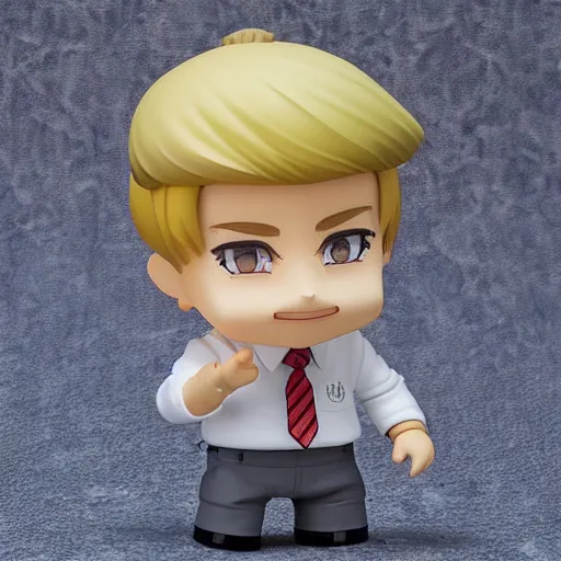 Image similar to doanld trump nendoroid in a jar photo