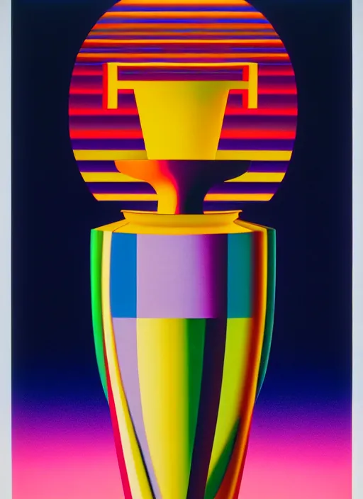 Image similar to vase by shusei nagaoka, kaws, david rudnick, airbrush on canvas, pastell colours, cell shaded, 8 k