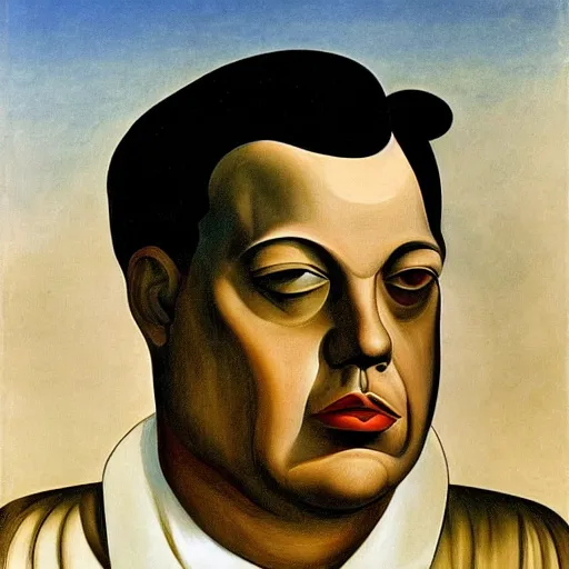 Image similar to A Giorgio De Chirico painting of Orson Welles