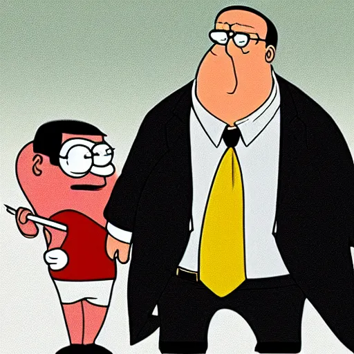 Prompt: peter griffin in the sopranos