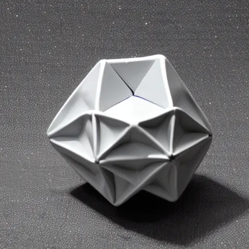 Prompt: kepler – poinsot polyhedra