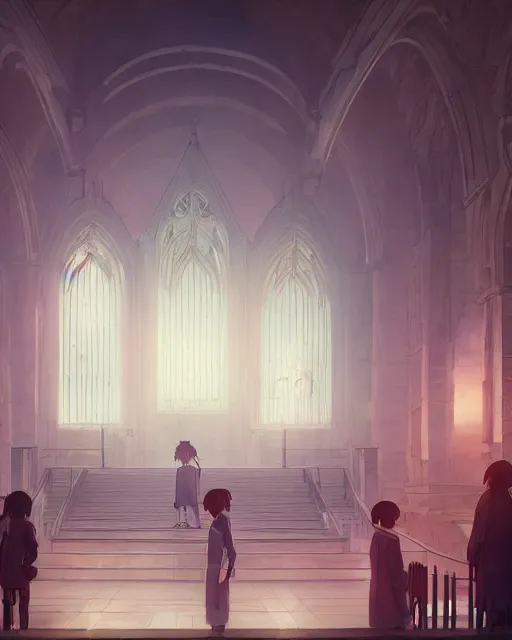 Image similar to pipe organ ghost, scenic full shot, ambient lighting, detailed face, by makoto shinkai, stanley artgerm lau, wlop, rossdraws, no people