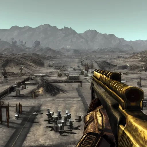 Image similar to fallout new vegas screenshot