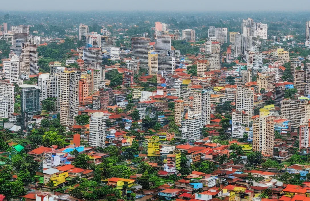 Image similar to photo of Colombo, capital of Sri Lanka, wide shot