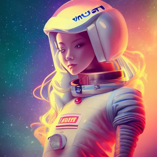 3D Rendering Anime Space Girl on White Stock Illustration - Illustration of  young, superhero: 214089480