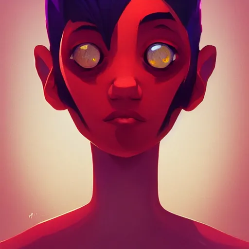 Image similar to face icon stylized minimalist ahh! real monsters, loftis, cory behance hd by jesper ejsing, by rhads, makoto shinkai and lois van baarle, ilya kuvshinov, rossdraws global illumination