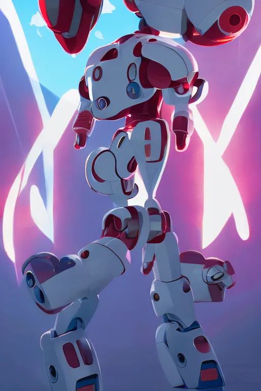 Image similar to metabots medabots medarotto medarot robot minimalist comics, behance hd by jesper ejsing, by rhads, makoto shinkai and lois van baarle, ilya kuvshinov, rossdraws global illumination ray tracing hdr radiating a glowing aura