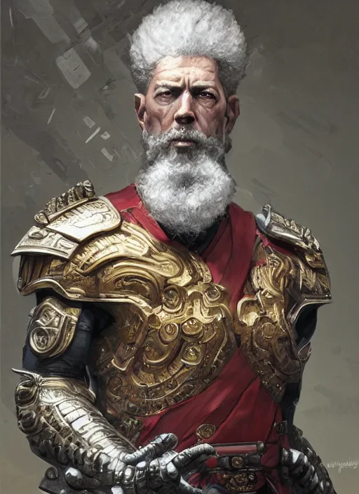 Image similar to Portrait of Emperor General Marcus Aurelius, marvel comics, dark, intricate, highly detailed, smooth, artstation, digital illustration by Ruan Jia and Mandy Jurgens and Artgerm and Wayne Barlowe and Greg Rutkowski and Frank Frazetta