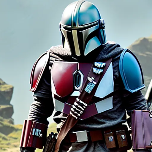 Prompt: the Mandalorian