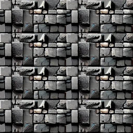 Image similar to stylized stone cladding texture by fortiche - trending on artstation, fortiche production, arcane