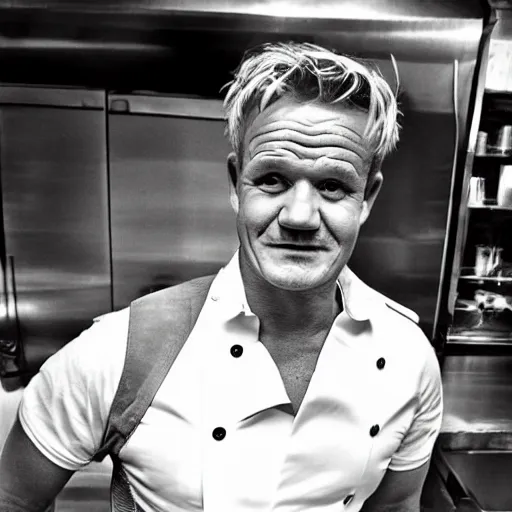 Prompt: gordon ramsey by tom of finland