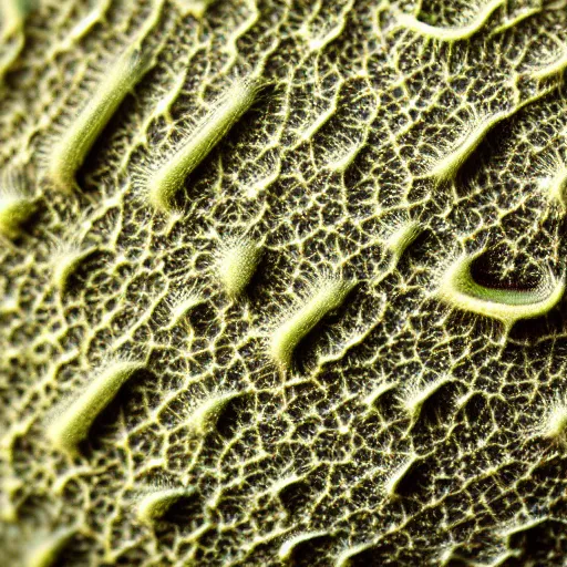 Prompt: an extreme close up of goosebumps on skin, macrophotography