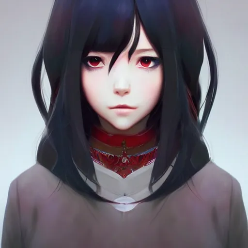 Image similar to a beautiful illustration of rosstran's nima character design, by guweiz and wlop and ilya kuvshinov and artgerm and makoto shinkai and studio ghibli, symmetrical eyes, aesthetic, gorgeous, stunning, alluring, attractive, artstation, deviantart, pinterest, digital art