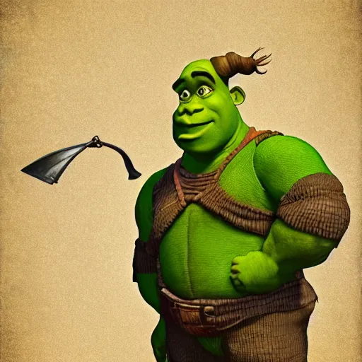 Image similar to digital art of shrek in the backrooms