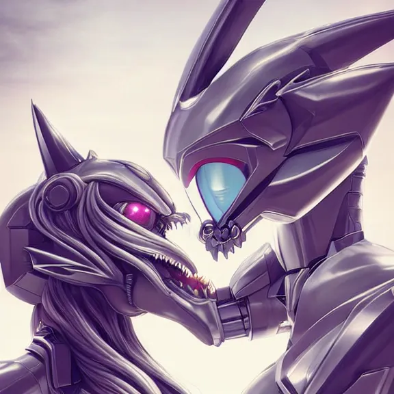 Image similar to detailed maw shot of a gigantic elegant beautiful stunning hot anthropomorphic robot mecha female dragon eating her tiny human pilot, with sleek silver metal armor and cat ears, OLED visor over eyes, the human sitting inside the detailed high quality dragon maw, food pov, prey pov, micro pov, vore, digital art, mawshot, dragon vore, furry art, high quality, 8k 3D realistic, macro art, micro art, Furaffinity, Deviantart, Eka's Portal, G6