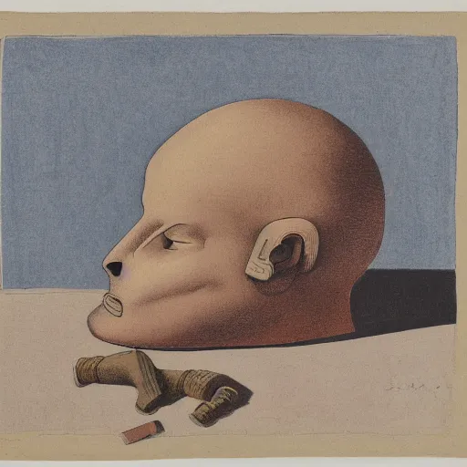 Image similar to an ethnographic object in the style of hugo simberg, object, artifact, 1 8 9 6