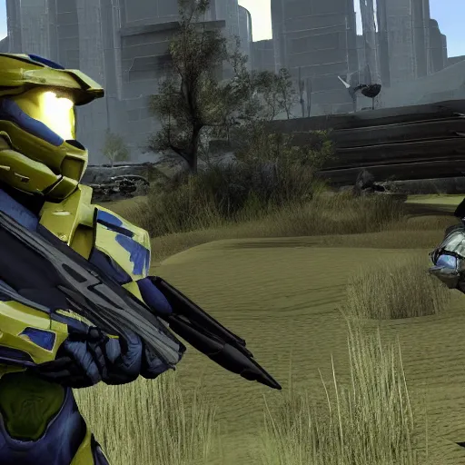 Image similar to Halo 3, Playstation 2 graphics