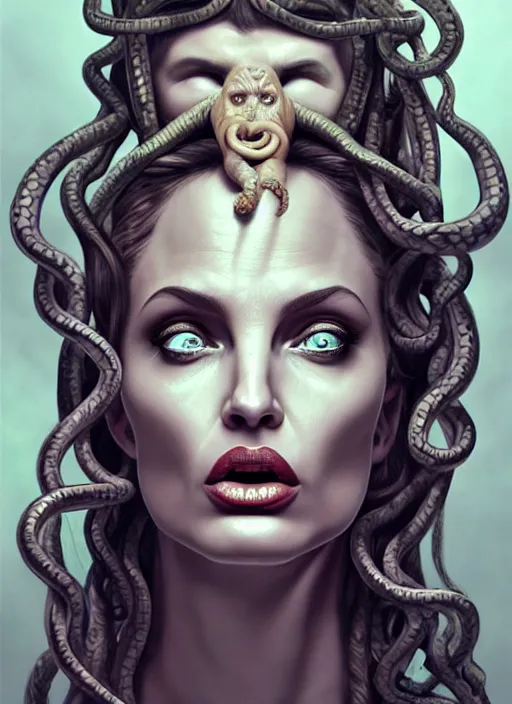 Ancient Greek Goddess. Medusa Gorgon. the Serpent Goddess. the
