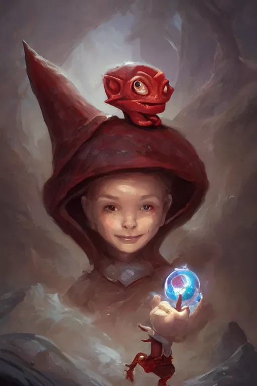 Prompt: cute anthropomorphic human red brain wearing a cape, tiny, small, miniature human brain, human brain , short, pale blue, cute and adorable, pretty, beautiful, DnD character art portrait, matte fantasy painting, DeviantArt Artstation, by Jason Felix by Steve Argyle by Tyler Jacobson by Peter Mohrbacher, cinematic lighting